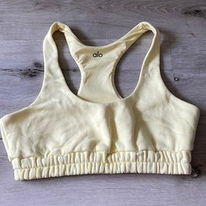 alo yoga sweatshirt bra